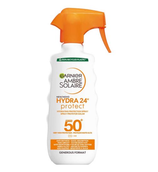 Garnier Ambre Solaire Hydra 24 Hour Protect Hydrating Protection Spray SPF50 300ml