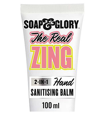 Soap & Glory The Real Zing 2-in-1 Hand Sanitising Balm 100ml