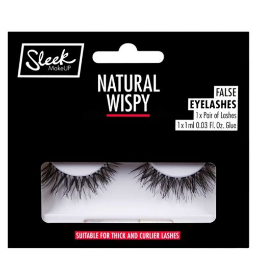 Sleek MakeUP False Eyelashes - Natural Wispy