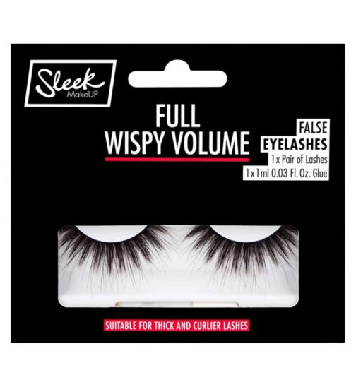 Sleek MakeUP False Eyelashes - Full  Wispy Volume