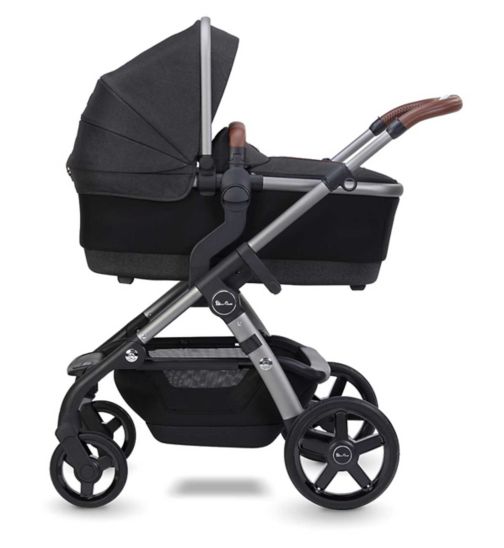 Silver Cross Wave Seat Unit/Carrycot, Charcoal 2021