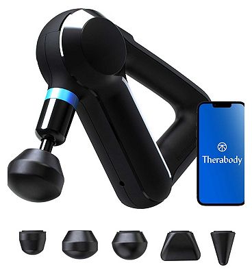 Image of Theragun Elite by Therabody Handheld Bluetooth Enabled Percussive Therapy Massage Gun- Black