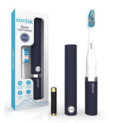 Sonisk Pulse Battery Powered Toothbrush - Matte Black