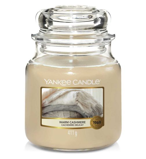 Yankee Candle Medium Jar Warm Cashmere 411g