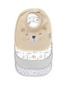 Nuby 4 Pack Snug & Dry Organic Bibs
