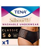 Tena Washable Absorbent Underwear Classic Noir Size 12-14 1 Pack