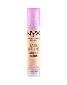 NYX PROFESSIONAL MAKEUP, Bare With Me, Tint Foundation, Medium buildable  coverage, 12h hydration, Lightweight matte finish - 03 LIGHT IVORY,  Blurring tint foundation 