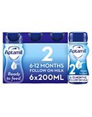 Aptamil 2 Follow On Milk Formula Multipack 6 x 200ml
