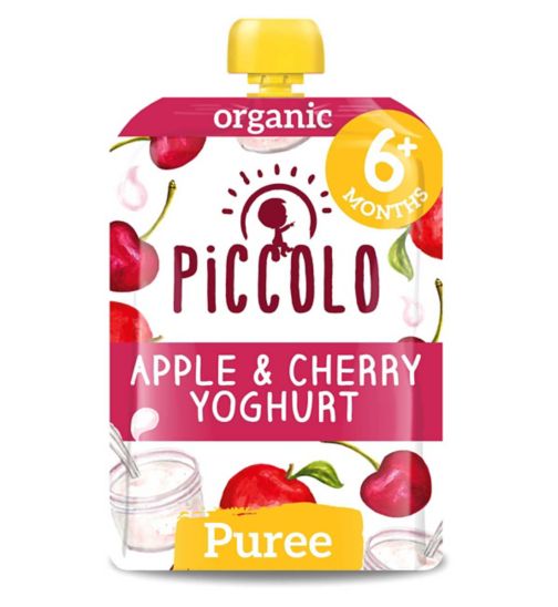 Piccolo Apple Cherry Yoghurt 100g