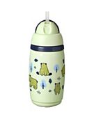 Tommee Tippee Insulated Straw Cup for Toddlers, 12m+, Leak and Shake-Proof, Hygienic Antibacterial Straw, 266ml, 1 Pack, Mint