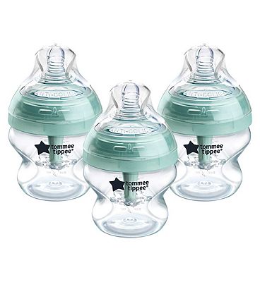 Tommee Tippee Anti-Colic Baby Bottles, 150ml, Pack of 3 - Boots