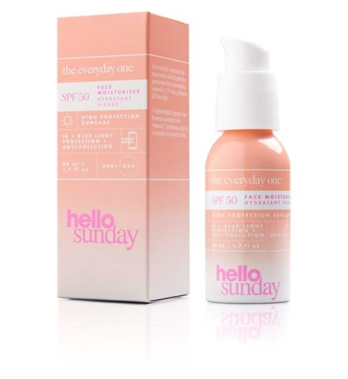 Hello Sunday The Everyday One Face Moisturiser Sunscreen SPF 50 50ml