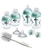 Tommee Tippee Advanced Anti-Colic Newborn Starter Set for Colicky Babies, 4 x Bottles, 2 x Teats, Vented Anti-Colic Wand