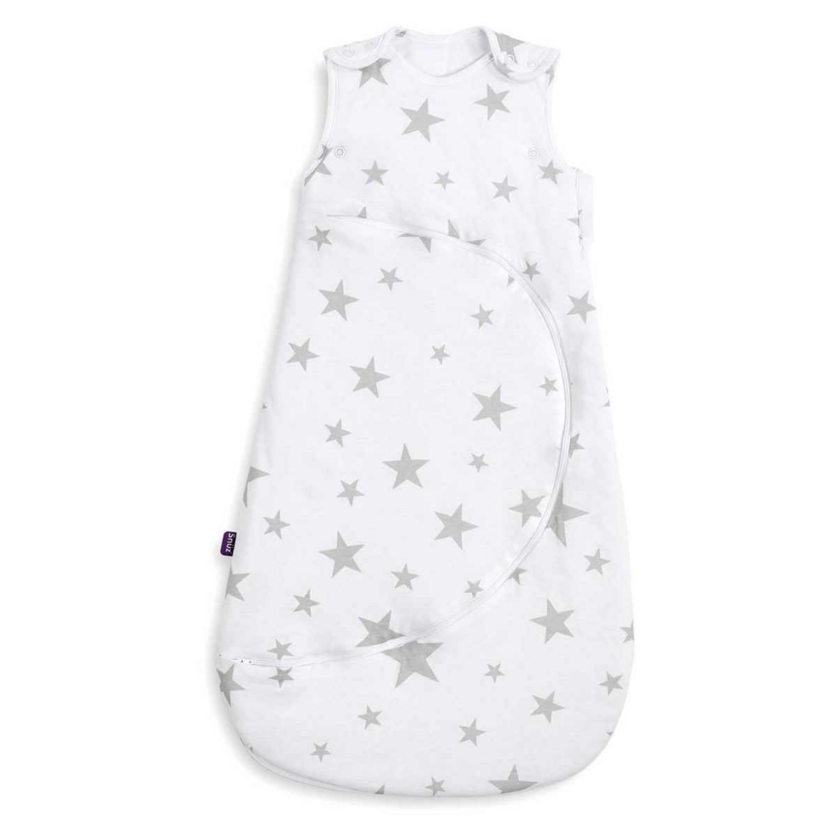Snuz pouch 2.5 Tog Baby Sleeping Bag - Grey Star, 6-18 Months