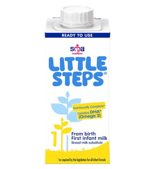 LITTLE STEPS® First Infant Baby Milk From Birth Ready-To-Use Milk 200ml