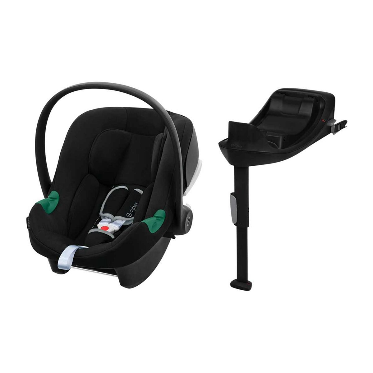 Cybex Aton B2 & Base One (Isize Infant Carrier Base) - Volcano Black