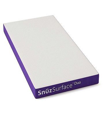 SnuzSurface Duo Dual Sided Cot Bed Mattress - 70x140cm