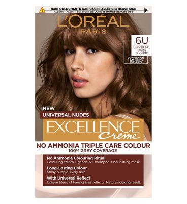 Excellence Nudes 6U Dark Blonde: 100% Grey Coverage, Flattering reflect