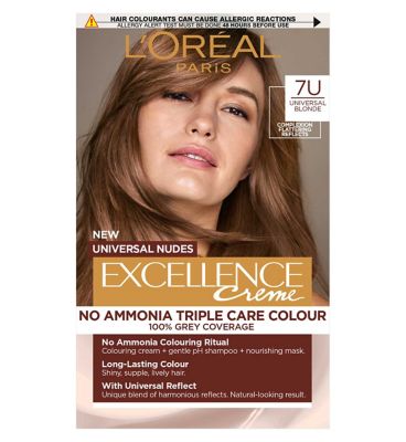 Excellence Nudes 7U Universal Blonde: Flattering, Grey Coverage - Boots