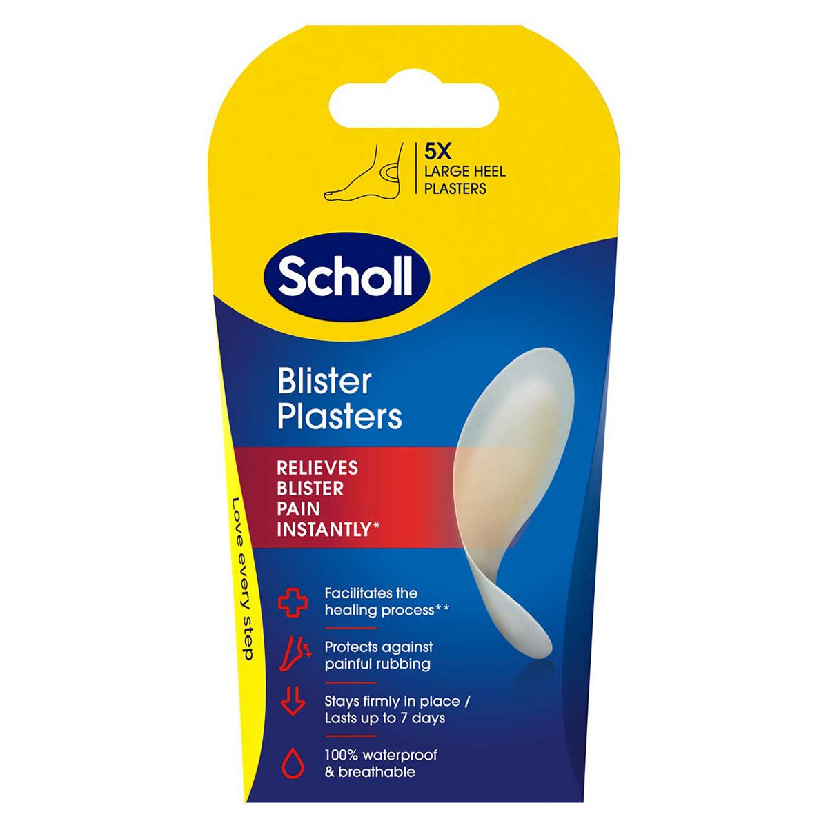 Scholl Dr. 'S Large Heel Blister Plasters 5 Pack