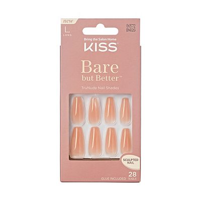 Kiss Bare But Better Nails Nude Drama