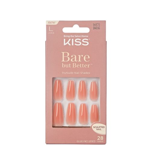 Kiss Bare But Better Nails Nude Glow