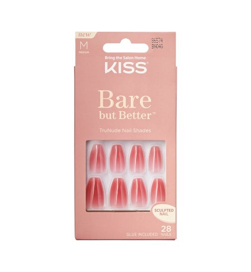Kiss Bare But Better Nails  Nude Nude