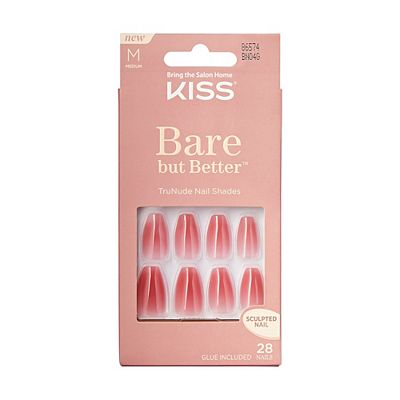 Kiss Bare But Better Nails  Nude Nude