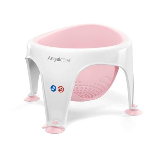 Angelcare Pink Soft Touch Baby Bath Seat