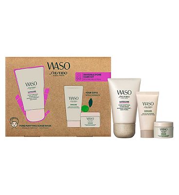 Shiseido WASO Pore Purifying Scrub Mask Kit