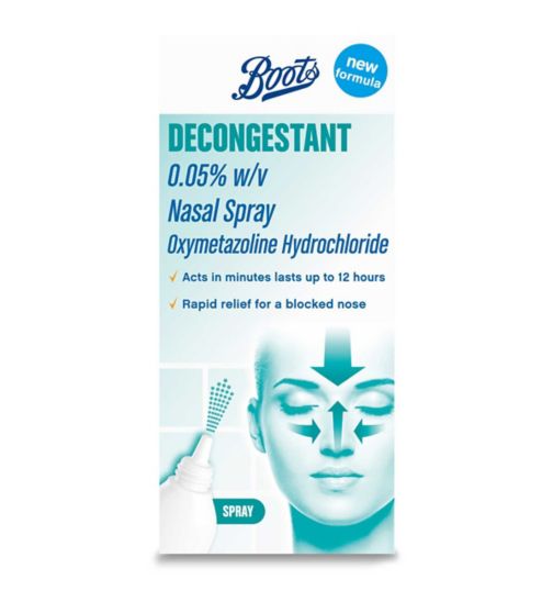 Boots Decongestant 0.05% w/v Nasal Spray 15ml