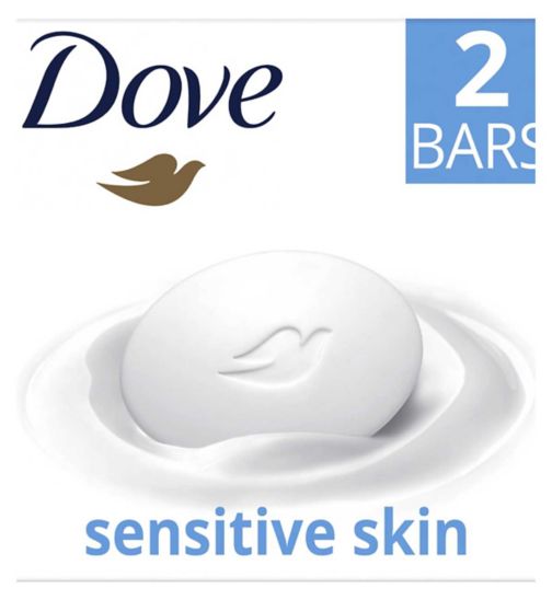 Dove Pure & Sensitive Beauty Bar 90g x 2