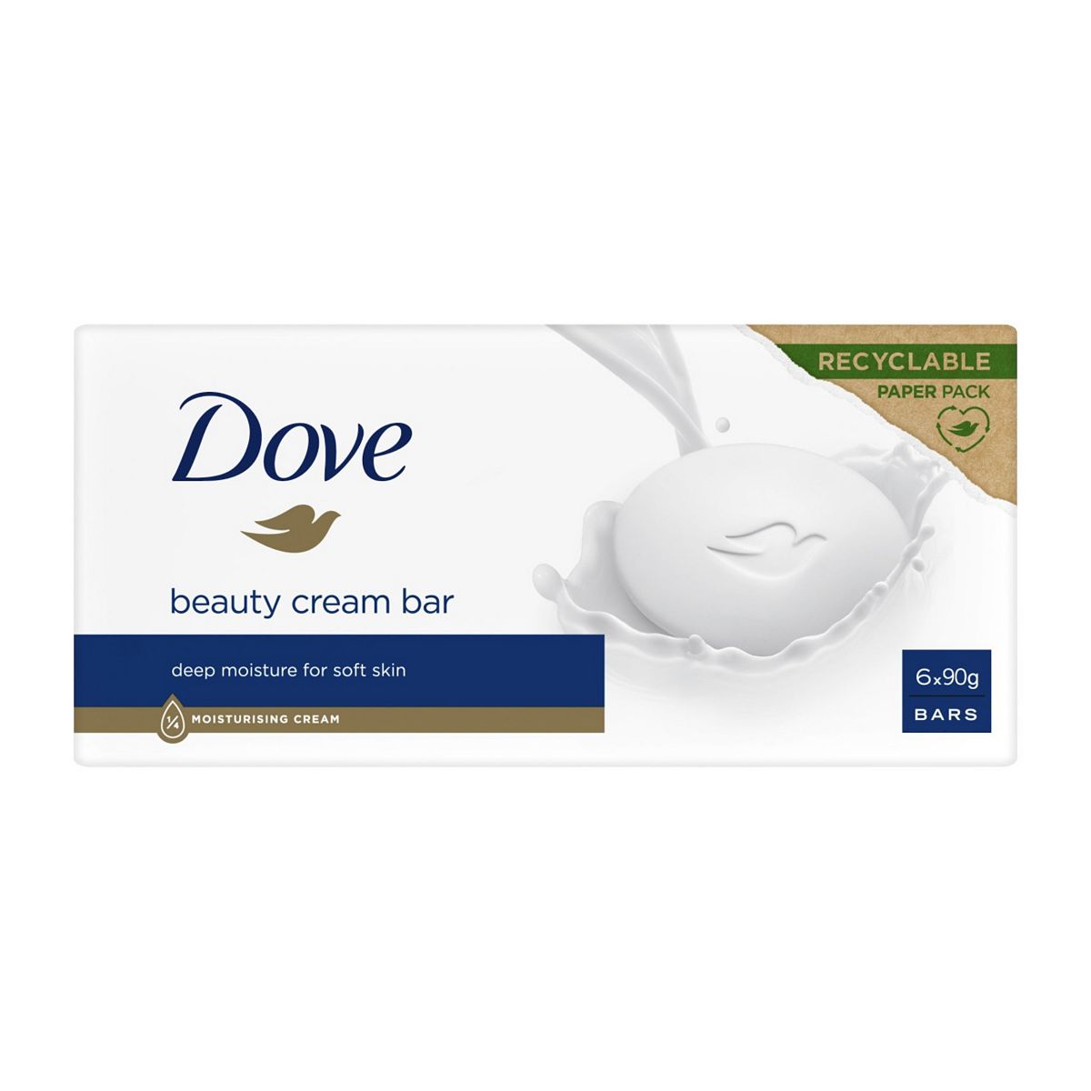 Dove Original Beauty Bar 6 X 90 g