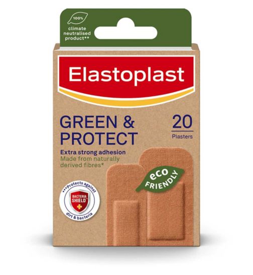 Elastoplast Green & Protect Plasters 20s