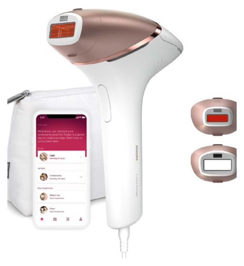 Philips Lumea IPL 8000 Series Prestige, corded with 2 attachments for Body and Face – BRI945/00