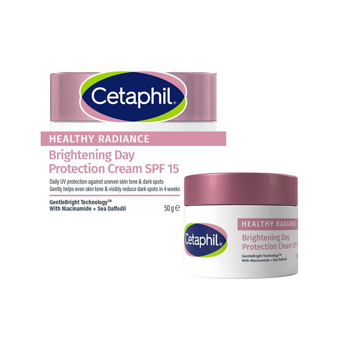 Cetaphil Healthy Radiance Brightening Day Protection Cream Spf 15 With Niacinamide 50G, 50ml
