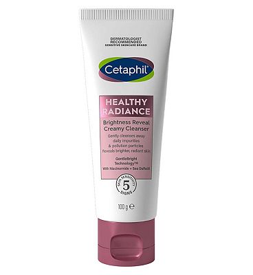 Cetaphil Healthy Radiance Reveal Creamy Cleanser, Face Wash with Vitamin B3 100g