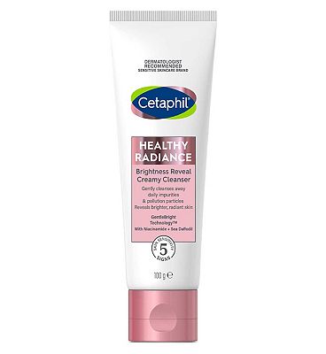 Cetaphil Healthy Radiance Reveal Creamy Cleanser, Face Wash with Vitamin B3 100g