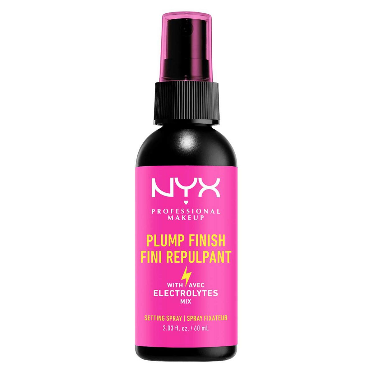 NYX Professional Makeup Setting Spray, Pump Right Back Up To 24 Hour Hydration, 60ml