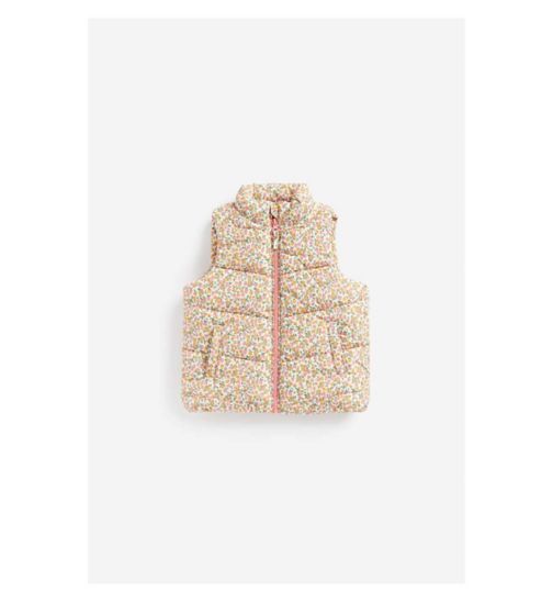 Ditsy Floral Quilted Gilet