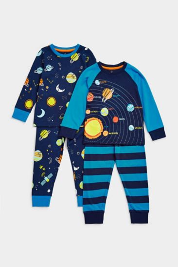 Space Pyjamas - 2 Pack