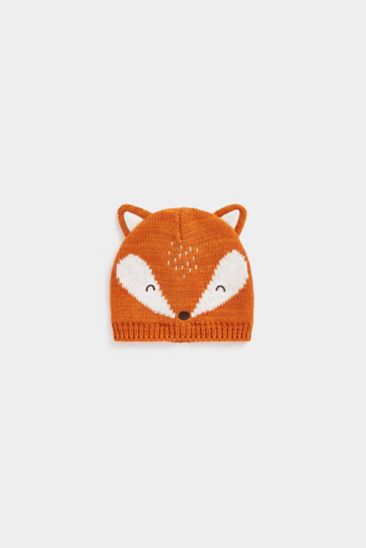 Fox Knitted Beanie Hat