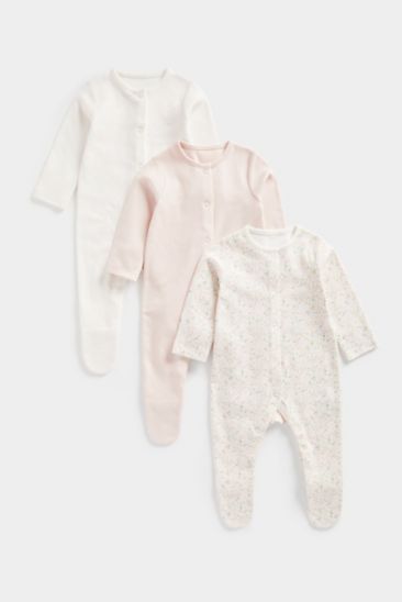 New 5lbs Pink Mix Mummy /Daddy Sleepsuits Mothercare Mothercare Tiny Baby 