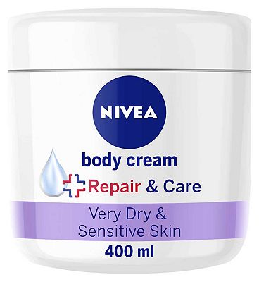 NIVEA Repair & Care Body Cream for Very Dry & Sensitive Skin, 400ml