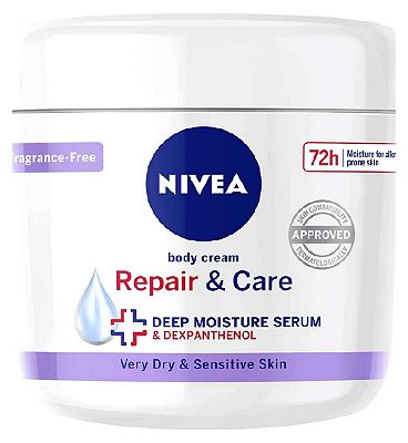 NIVEA Repair & Care Body Cream for Very Dry & Sensitive Skin, 400ml