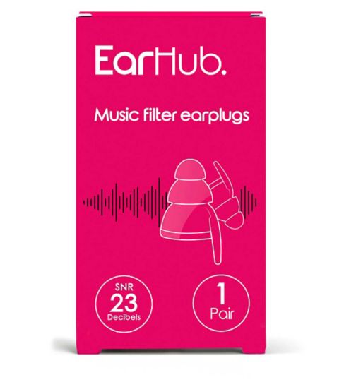 EarHub Music Filter Earplugs 1 Pair