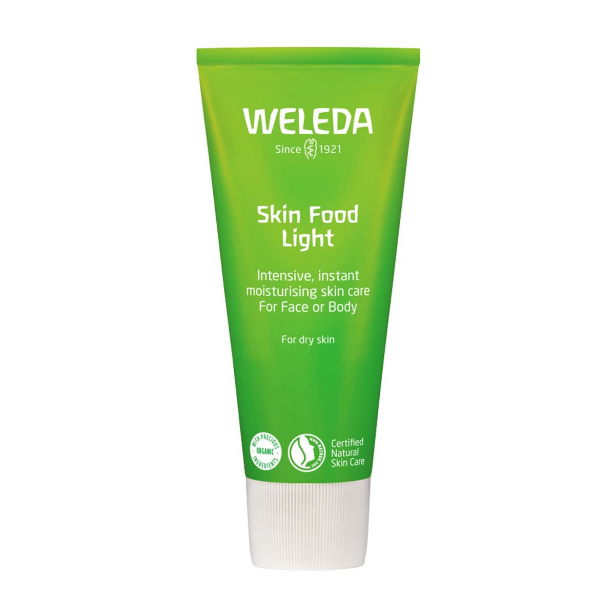 Weleda Skin Food Light, Intensive Instant Moisturising Care For Face Or Body Dry 75ml