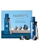 Harry’s Men’s Chrome Gift Set with 3 Razor Blades + Shave Gel
