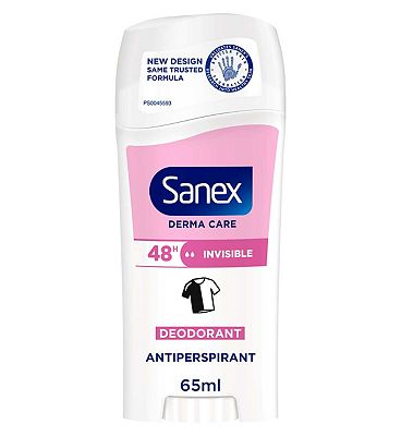 Sanex Derma Care Invisible 48-Hour Antiperspirant Stick Deodorant 65ml