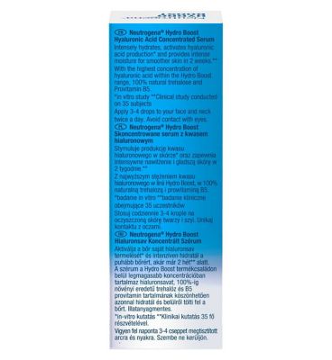 Neutrogena Hydro Boost Hyaluronic Acid Concentrated Serum 15ml (5)